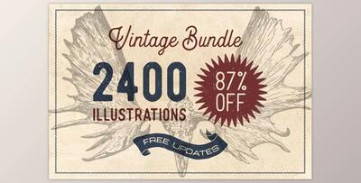 Vintage Bundle CreativeMarket-1327728 (PNG, PSD, EPS)