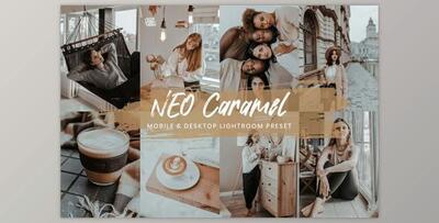 15 Mobile Lightroom Presets Caramel By EpicoMedia (Desk, Mob)