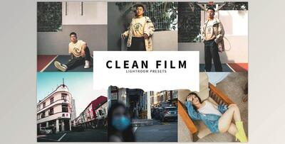 10 Clean Film Lightroom Presets CreativeMarket-5978548 (LRTEMPLATE)