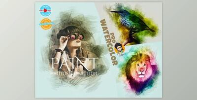 Pro Watercolor Paint By MRI STUDIO