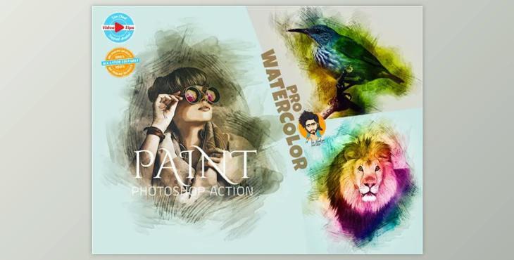 Pro Watercolor Paint By MRI STUDIO