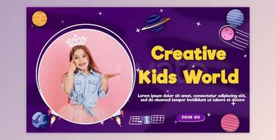 Kids Planet Slideshow 3 (VideoHive 37280645) - AE Project