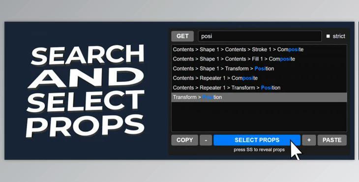 Aescript Search and Select Properties v1.0.4