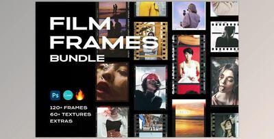Film Frame Mockup Template Bundle CreativeMarket 519005