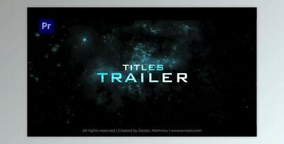 Trailer Titles MOGRT (Videohive 42845505) - PR Project