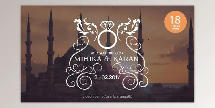 Wedding Titles (Videohive 19864773)