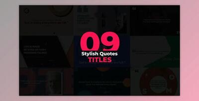 Stylish Quotes (Videohive 51254025) - AE Project