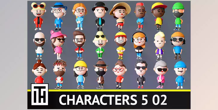 Unity 3D-Models Characters 5 02 v1.0