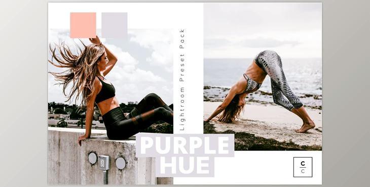 Purple Hue Lightroom Presets CreativeMarket-5942309 (DNG, XMP)