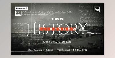 History Slideshow (Videohive 39135046) - AE Project