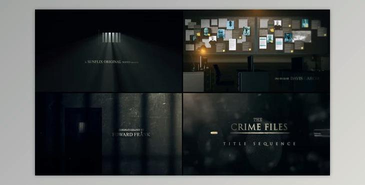 The Crime Files - Title Sequence (Videohive 32164074) - AE Project