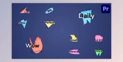 Abstract Shapes Titles for Premiere Pro (Videohive 53645298)