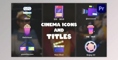 Cinema Icons And Titles for Premiere Pro (Videohive 53930158)