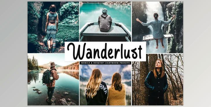 Wanderlust Mobile & Desktop Lightroom Presets CreativeMarket