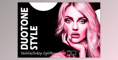 24 Duotone Style Mobile & Desktop Lightroom Presets