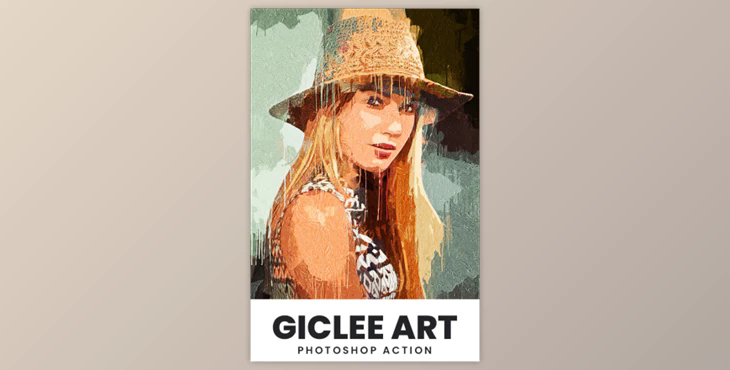 Giclee Art Photoshop Action By graphicbd42
