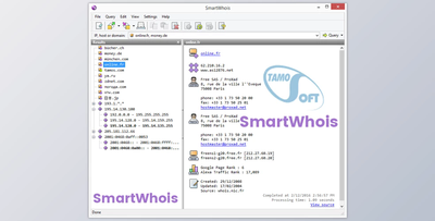 TamoSoft SmartWhois v5.1.296 Multilingual + Keygen
