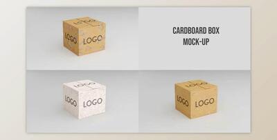 Cardboard Box Mock-up (Videohive 42508461) - AE Project