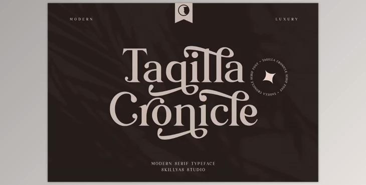 Taqilla Cronicle Modern Serif Font Creative Market - 14474320