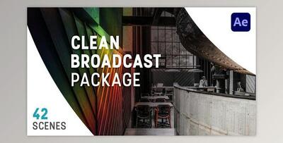 Clean Broadcast Package (Videohive 14397523) - AE Project