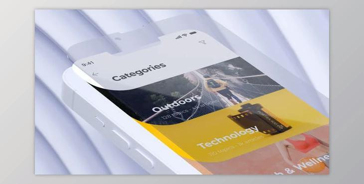 Animation Mockup – White Phone Promo (Videohive 39211337) - AE Project