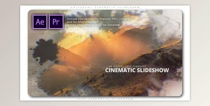 Inks Cinematic Slideshow (Videohive 32175283) - PR Project