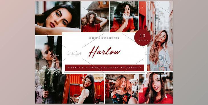 10 x Lightroom Presets, Harlow CreativeMarket-5962562