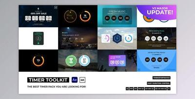 Countdown Timer Toolkit (Videohive 28672059) - AE Project