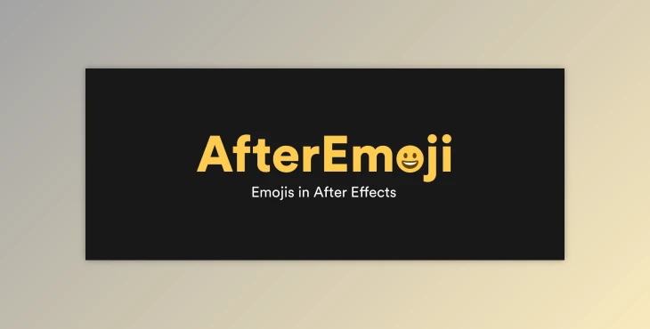 Aescripts AfterEmoji v1.0 (Win, Mac)