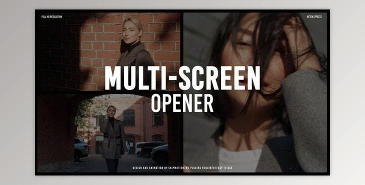 Multi-Screen Slideshow (Videohive 39929340) - AE Project