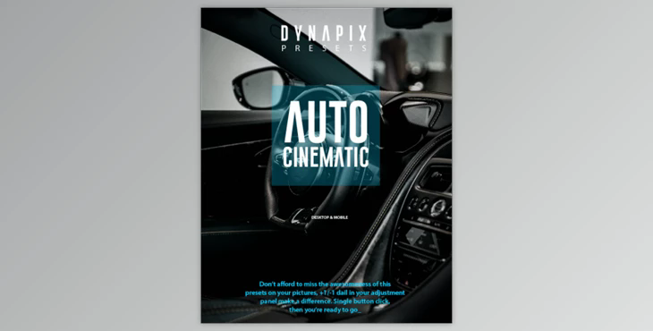 DYNAPIX Auto Cinematic Lightroom Mobile and Desktop Presets By asokeretope