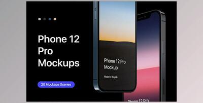 Phone 12 Pro – 20 Mockups Scenes CreativeMarket-5587723 (PSD, PNG, JPG)