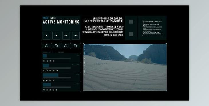 HUD Active Monitoring (Videohive 50848628) - AE Project