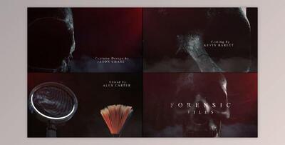 Forensic Files I Title Sequence (Videohive 40058755) - AE Project