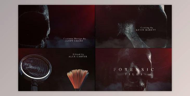 Forensic Files I Title Sequence (Videohive 40058755) - AE Project