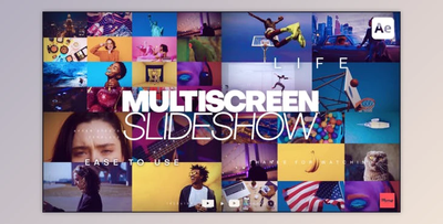 MultiScreen Slideshow (Videohive 35072886) - AE Project