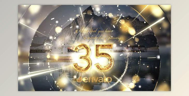 New Year Countdown (VideoHive 29612408) - AE Project