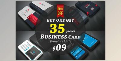 Business Cards Bundle 35 CreativeMarket-5914449 (PSD, JPG, PNG)