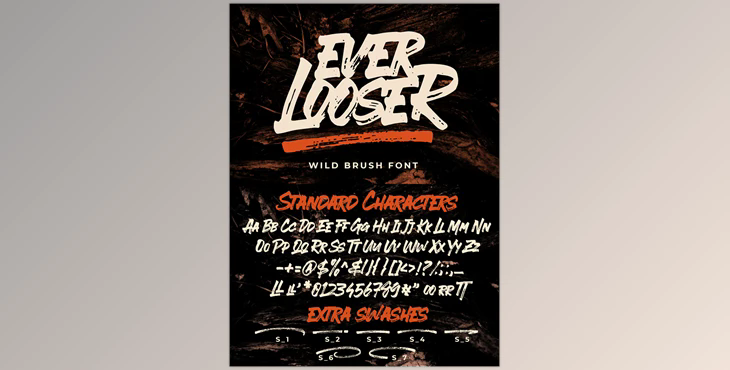 Ever Looser - Wild Brush Font