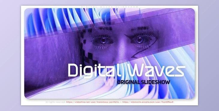Digital Waves Slideshow (Videohive 44326736) - AE Project