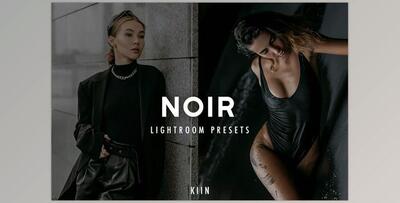7 MOODY NOIR LIGHTROOM PRESETS CreativeMarket-6024502 (XMP, DNG, LRTEMPLATE)