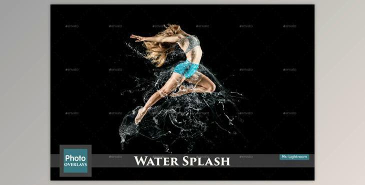 130 Water Splash Photo Overlays By Slava Smelovsky (JPG)