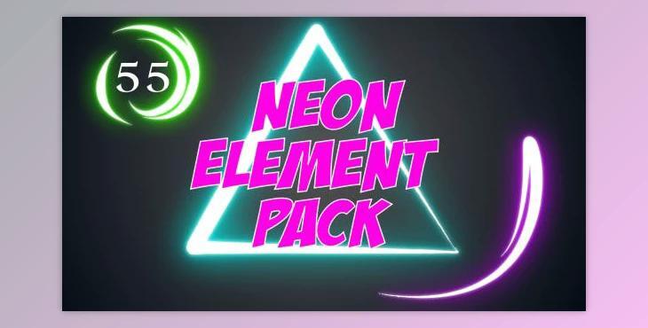 Neon Element Pack (Videohive 17203195) - AE Project