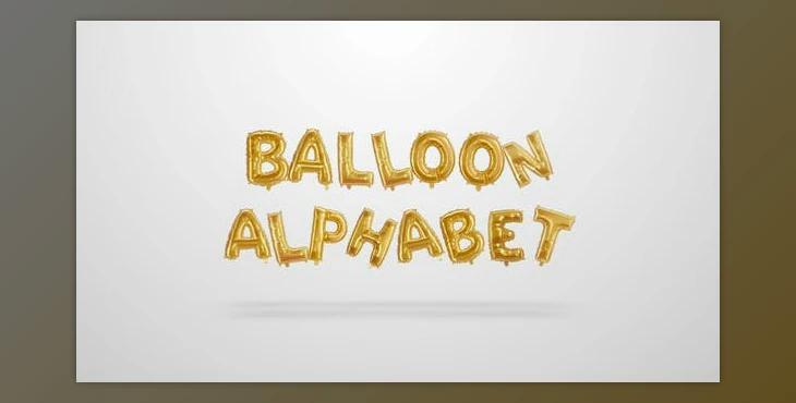 Ballons Alphabet (Videohive 31906327) - AE Project