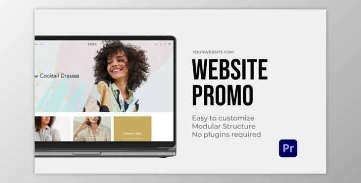 Fast Clean Website Promo for Premiere Pro (Videohive 33398328)