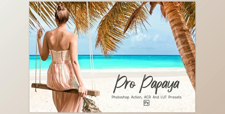 14 Pro Papaya PS Action, ACR LUT CreativeMarket-5958169 (XMP, ATN)