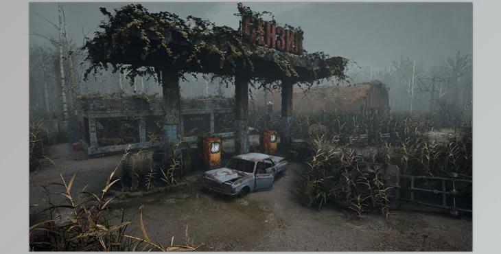 Unreal Engine - Environments Swampy industrial zone v5.0-5.2