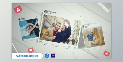 Facebook Opener (Videohive 40768367) - AE Project