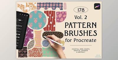 Pattern Brushes for Procreate Vol 2 YLZCWSY