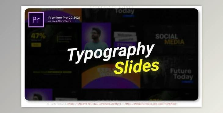 Typography Slides (Videohive 39679799)